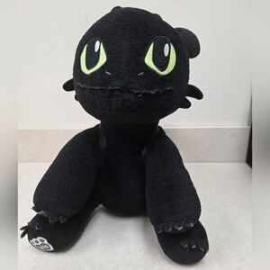 BAB Build A Bear 14" Dreamworks How To Train Your Dragon "Toothless" Plush